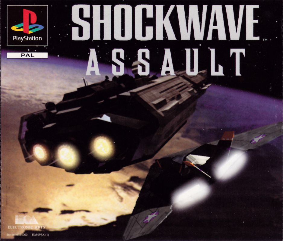 Shockwave Assault box art for Playstation